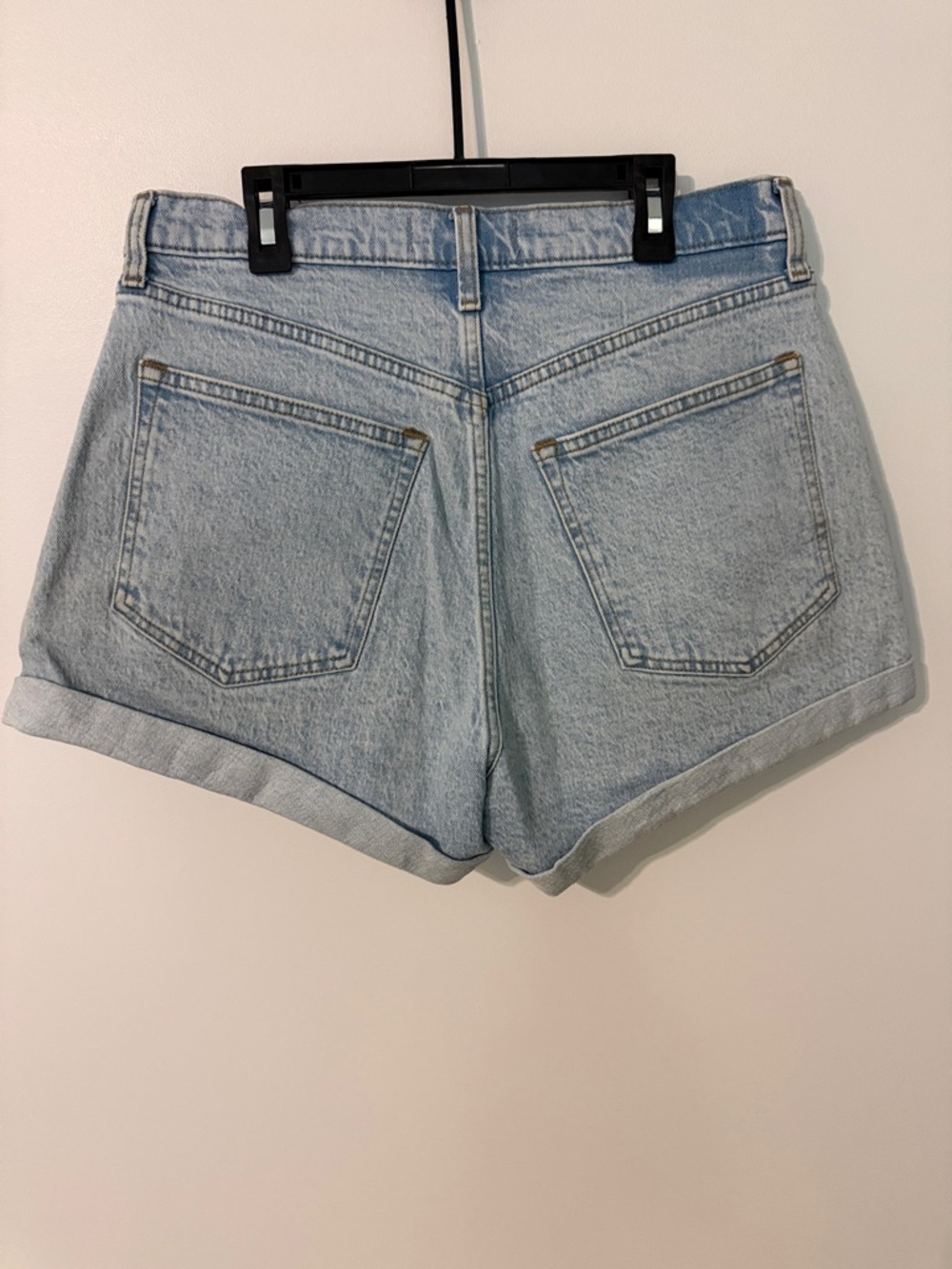 Abercrombie & Fitch Mom High Rise Shorts Curve Love - Picture 3 of 3